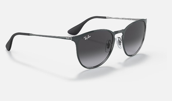 Ray-Ban RB3539 Erika Metal 192/8G Gri Güneş Gözlüğü