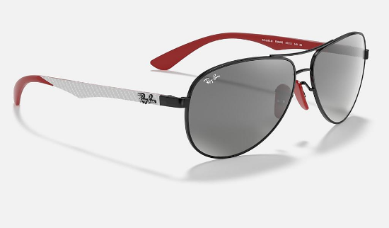 Ray-Ban RB8313M Scuderia Ferrari Collection F0096G Siyah Güneş Gözlüğü