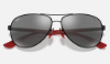 Ray-Ban RB8313M Scuderia Ferrari Collection F0096G Siyah Güneş Gözlüğü