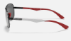 Ray-Ban RB8313M Scuderia Ferrari Collection F0096G Siyah Güneş Gözlüğü