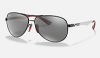 Ray-Ban RB8313M Scuderia Ferrari Collection F0096G Siyah Güneş Gözlüğü