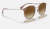 Ray-Ban RB3546  907151 Bakir Rengi Üzeri Bej Rengi Güneş Gözlüğü