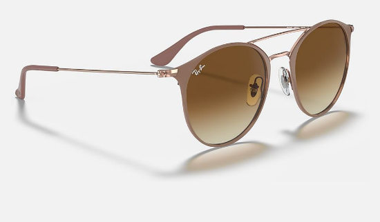 Ray-Ban RB3546  907151 Bakir Rengi Üzeri Bej Rengi Güneş Gözlüğü