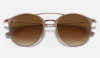 Ray-Ban RB3546  907151 Bakir Rengi Üzeri Bej Rengi Güneş Gözlüğü
