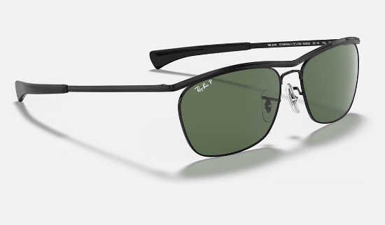 Ray-Ban RB3619 Olympian II Deluxe 002/58 Siyah Güneş Gözlüğü