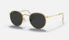 Ray-Ban RB3447 Round Metal 919648 Altin Rengi Güneş Gözlüğü