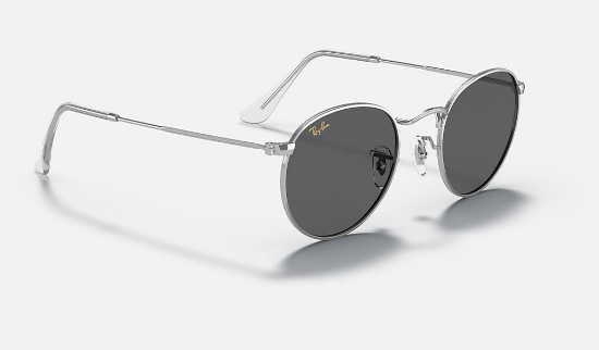Ray-Ban RB3447 Round Metal 9198B1 Gümüş Rengi Güneş Gözlüğü