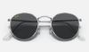 Ray-Ban RB3447 Round Metal 9198B1 Gümüş Rengi Güneş Gözlüğü