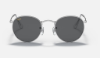 Ray-Ban RB3447 Round Metal 9198B1 Gümüş Rengi Güneş Gözlüğü
