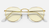 Ray-Ban RB3447 Round Metal 9196BL Altin Rengi Güneş Gözlüğü