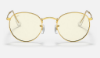 Ray-Ban RB3447 Round Metal 9196BL Altin Rengi Güneş Gözlüğü
