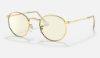 Ray-Ban RB3447 Round Metal 9196BL Altin Rengi Güneş Gözlüğü