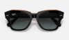 Ray-Ban RB2186 State Street 132241 Kahverengi Üzeri Siyah Güneş Gözlüğü