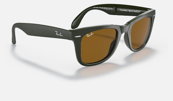 Ray-Ban RB4105 Folding Wayfarer 657533 Askeri Yeşil Güneş Gözlüğü