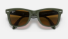 Ray-Ban RB4105 Folding Wayfarer 657533 Askeri Yeşil Güneş Gözlüğü