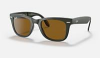 Ray-Ban RB4105 Folding Wayfarer 657533 Askeri Yeşil Güneş Gözlüğü