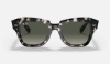 Ray-Ban RB2186 State Street 133371 Gri Havana Güneş Gözlüğü