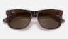 Ray-Ban RB4165 Justin 6597T5 Şeffaf Koyu Kahverengi Güneş Gözlüğü