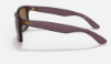Ray-Ban RB4165 Justin 6597T5 Şeffaf Koyu Kahverengi Güneş Gözlüğü