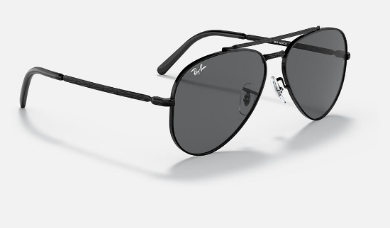 Ray-Ban RB3625 New Aviator 002/B1 Siyah Güneş Gözlüğü
