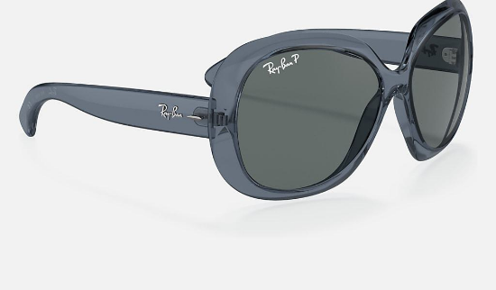 Ray-Ban RB4098 Jackie Ohh II 659281 Şeffaf Mavi Güneş Gözlüğü