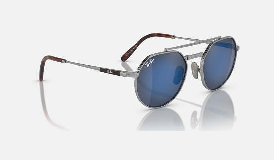 Ray-Ban RB8265 Jack II Titanium 3139O4 Gümüş Rengi Güneş Gözlüğü
