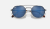 Ray-Ban RB8265 Jack II Titanium 3139O4 Gümüş Rengi Güneş Gözlüğü