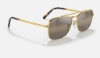 Ray-Ban RB3636 New Caravan 9196G5 Altin Rengi Güneş Gözlüğü