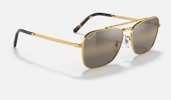 Ray-Ban RB3636 New Caravan 9196G5 Altin Rengi Güneş Gözlüğü
