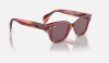 Ray-Ban RB0880S  6639AF Şeffaf Pembe Güneş Gözlüğü