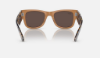 Ray-Ban RB0840S Mega Wayfarer 663693 Şeffaf Kahverengi Güneş Gözlüğü