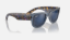 Ray-Ban RB0840S Mega Wayfarer 6638O4 Şeffaf Koyu Mavi Güneş Gözlüğü