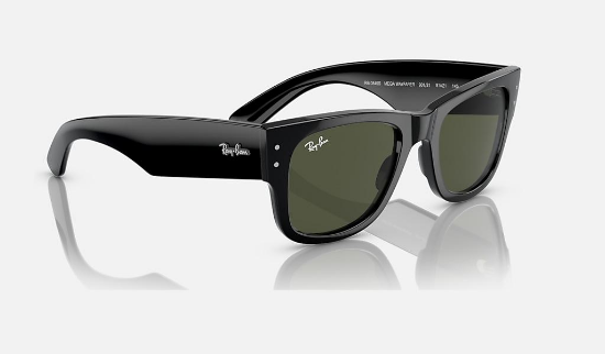Ray-Ban RB0840S Mega Wayfarer 901/31 Siyah Güneş Gözlüğü