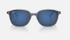 Ray-Ban RB2193 Leonard 6638O4 Şeffaf Koyu Mavi Güneş Gözlüğü