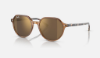 Ray-Ban RB2195 Thalia 663693 Şeffaf Kahverengi Güneş Gözlüğü