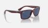 Ray-Ban RB4393M  F67980 Gri Üzeri Koyu Kirmizi Güneş Gözlüğü