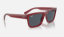 Ray-Ban RB4396 Warren 667987 Şeffaf Kirmizi Güneş Gözlüğü