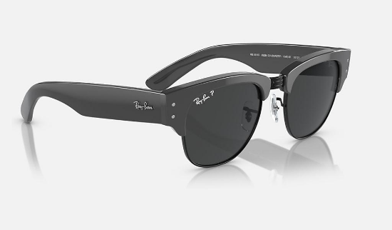 Ray-Ban RB0316S Mega Clubmaster 136748 Siyah Üzeri Gri Güneş Gözlüğü