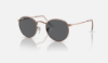 Ray-Ban RB3447 Round Metal 9202B1 Roze Altin Güneş Gözlüğü