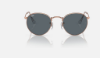 Ray-Ban RB3447 Round Metal 9202R5 Roze Altin Güneş Gözlüğü