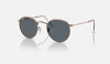 Ray-Ban RB3447 Round Metal 9202R5 Roze Altin Güneş Gözlüğü
