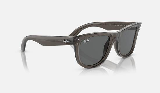 Ray-Ban RBR0502S Wayfarer Reverse 6707GR Şeffaf Koyu Gri Güneş Gözlüğü