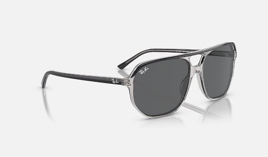 Ray-Ban RB2205 Bill One 1396B1 Şeffaf Gri Üzeri Koyu Gri Güneş Gözlüğü