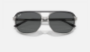 Ray-Ban RB2205 Bill One 1396B1 Şeffaf Gri Üzeri Koyu Gri Güneş Gözlüğü