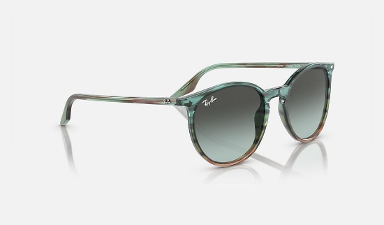 Ray-Ban RB2204  1394GK Çizgili Mavi Ve Yeşil Güneş Gözlüğü