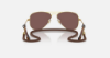 Ray-Ban Junior Kids Originals RJ9506S Junior Aviator 223/6G Altin Güneş Gözlüğü Fotoğrafı