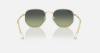 Ray-Ban Evolution RB3548 Hexagonal 001/BH Altin Güneş Gözlüğü Fotoğrafı