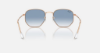 Ray-Ban Evolution RB3548 Hexagonal 92023F Rose Altin Güneş Gözlüğü Fotoğrafı