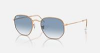 Ray-Ban Evolution RB3548 Hexagonal 92023F Rose Altin Güneş Gözlüğü Fotoğrafı