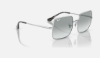 Ray-Ban Evolution RB1971 Square 9149AD Gümüş Güneş Gözlüğü Fotoğrafı